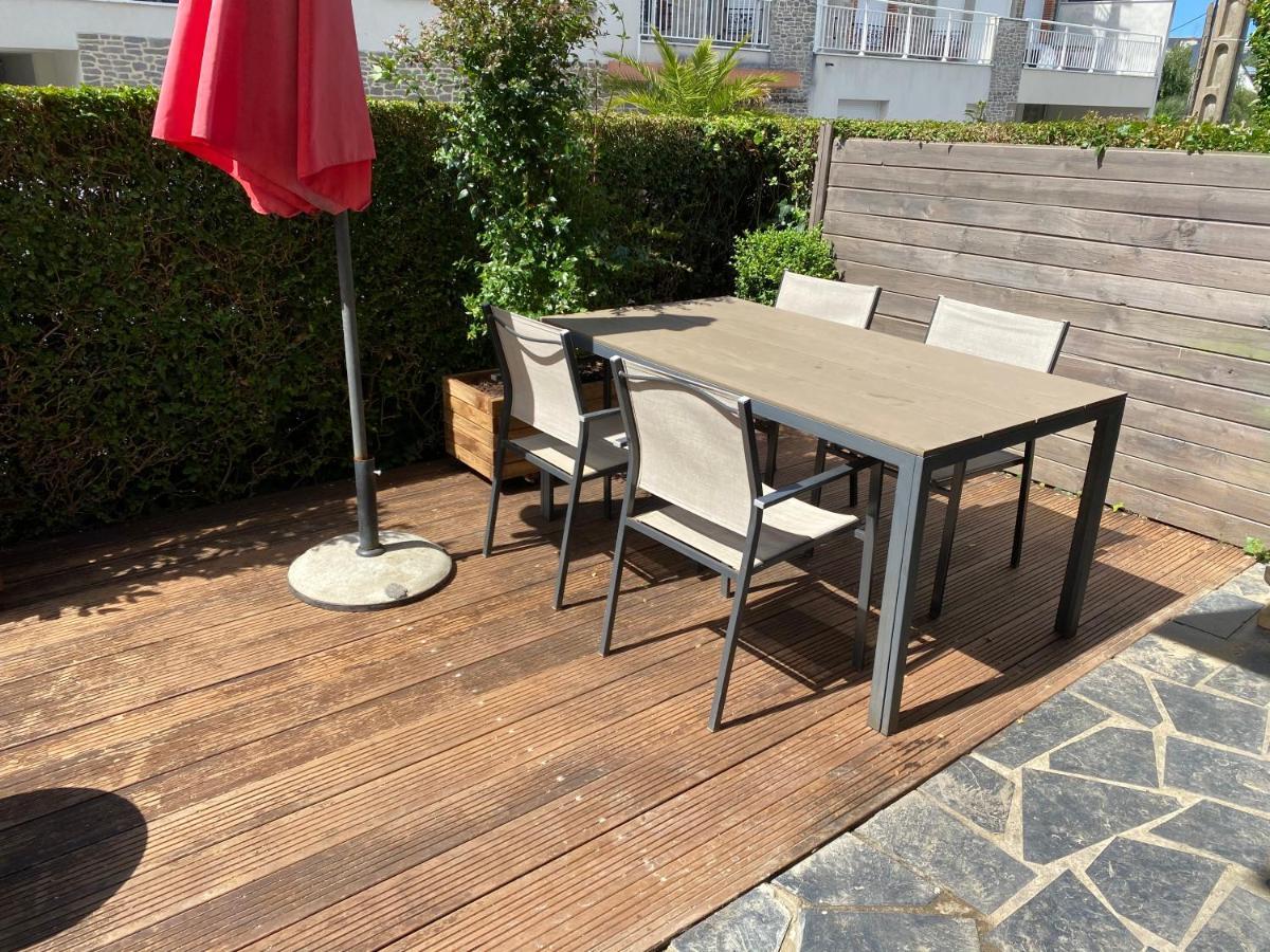 Appartement terrasse privée grande plage à 100 m - Parking gratuit Saint-Cast-le-Guildo Esterno foto