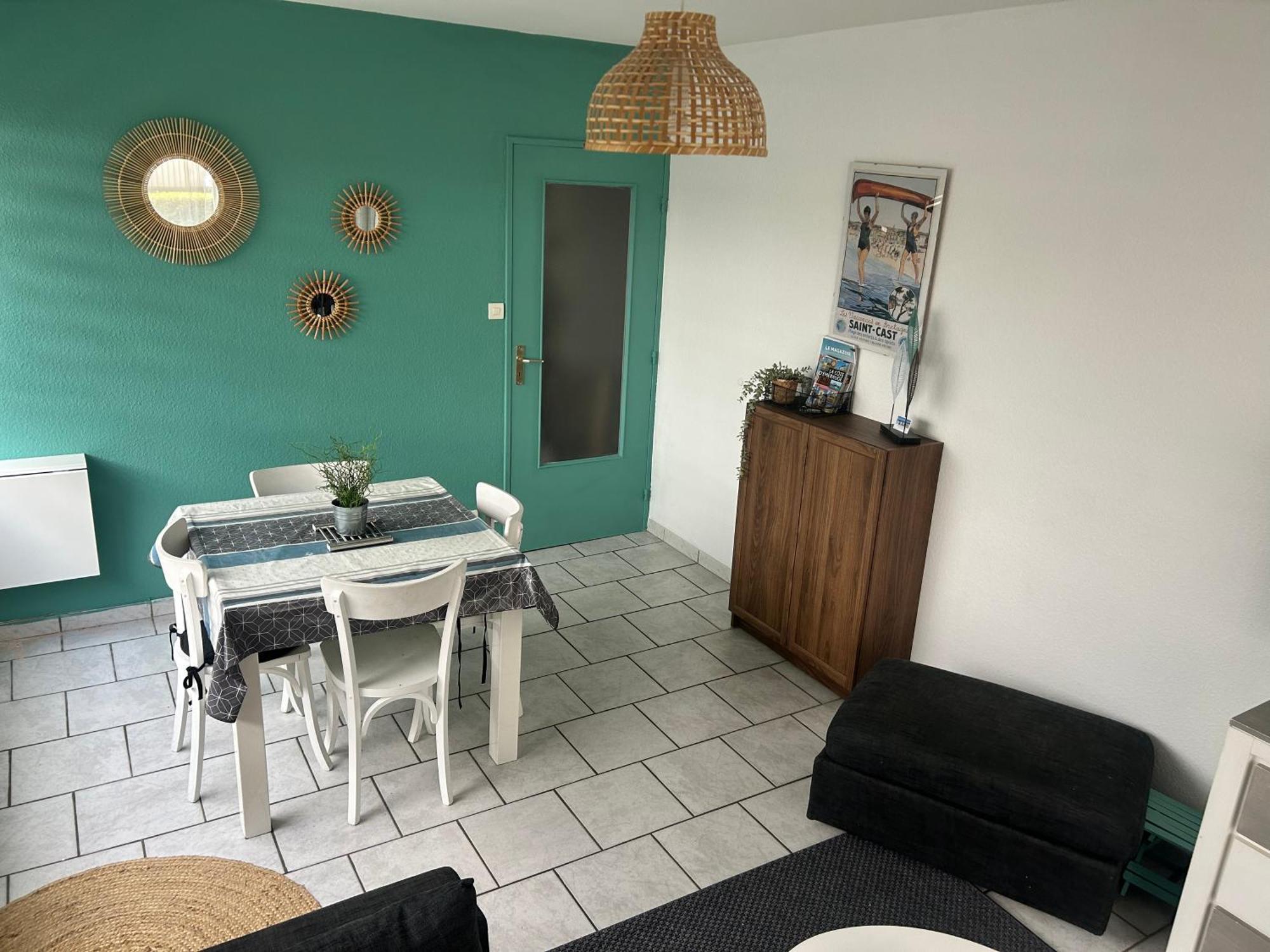 Appartement terrasse privée grande plage à 100 m - Parking gratuit Saint-Cast-le-Guildo Esterno foto